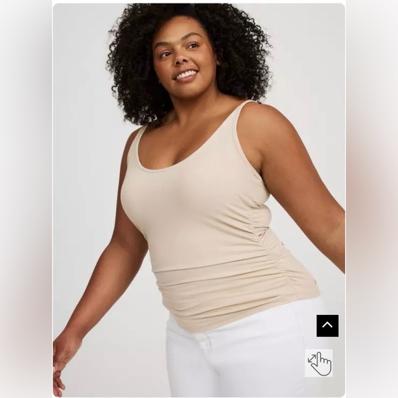 Side Ruched Tank - Picture 3 of 5